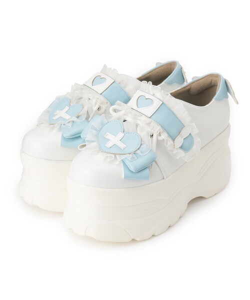 cs T&P（シーエスティーアンドピー）の「夢見るシリーズ厚底天使スニーカー（スニーカー・レディース・ピンク系/ブラック/ブルー・S/M/L/LL）」の14枚目の写真