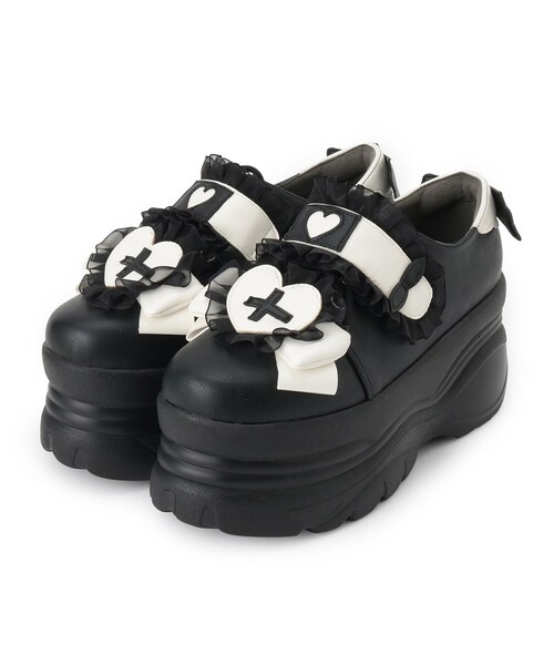 cs T&P（シーエスティーアンドピー）の「夢見るシリーズ厚底天使スニーカー（スニーカー・レディース・ピンク系/ブラック/ブルー・S/M/L/LL）」の15枚目の写真