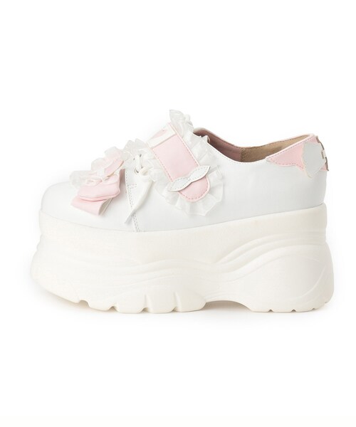 cs T&P（シーエスティーアンドピー）の「夢見るシリーズ厚底天使スニーカー（スニーカー・レディース・ピンク系/ブラック/ブルー・S/M/L/LL）」の16枚目の写真