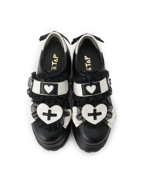 cs T&P（シーエスティーアンドピー）の「夢見るシリーズ厚底天使スニーカー（スニーカー・レディース・ピンク系/ブラック/ブルー・S/M/L/LL）」の20枚目の写真