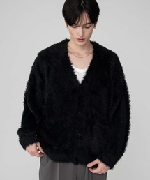 BROWNY/【25年秋冬新作】フェザーニットカーディガン