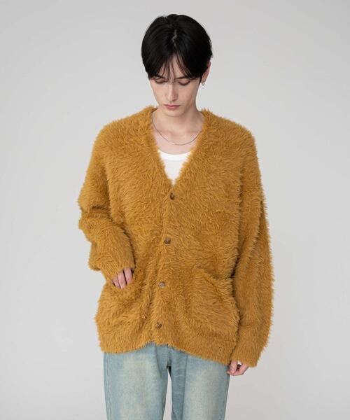 BROWNY（ブラウニー）の「BROWNY/フェザーニットカーディガン（カーディガン/ボレロ・メンズ・ブルー/グレー/ブラック/ワイン/ホワイト/イエロー・LARGE/MEDIUM/SMALL）」の16枚目の写真