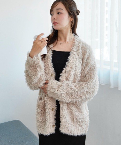 BROWNY（ブラウニー）の「BROWNY/フェザーニットカーディガン（カーディガン/ボレロ・メンズ・ブルー/グレー/ブラック/ワイン/ホワイト/イエロー・LARGE/MEDIUM/SMALL）」の12枚目の写真