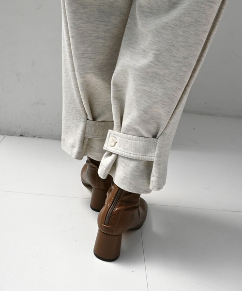 WILLFULLY（ウィルフリー）の「hem button side tuck tapered PT（その他パンツ・レディース・ブラック/グレー/オートミール・FREE）」の13枚目の写真