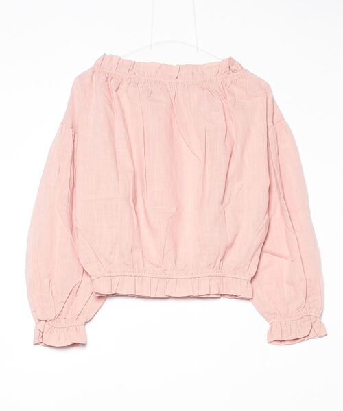 FREE STYLISTS（フリー スタイリスト）の「YUGA_YGMC Off-the-shoulder volume sleeve blouse（シャツ/ブラウス・レディース・ベビーピンク/ホワイト/ネイビー・FREE）」の18枚目の写真