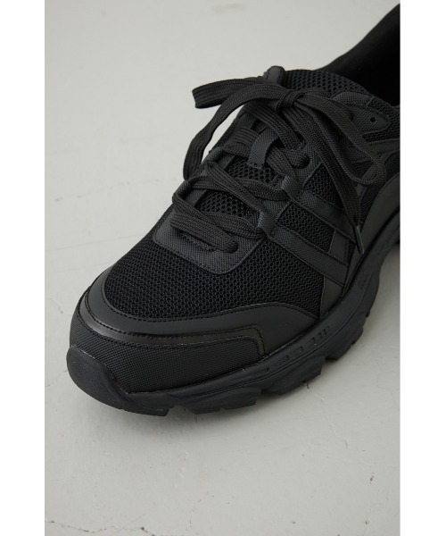 AZUL by moussy（アズールバイマウジー）の「ミックスマテリアルスニーカー（スニーカー・メンズ・ブラック・SMALL/MEDIUM/LARGE）」の9枚目の写真