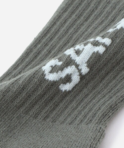 Saturdays NYC（サタデーズ ニューヨークシティ ）の「Logo Sock（ソックス/靴下・メンズ・ワイン/オリーブ/オフホワイト・FREE）」の5枚目の写真