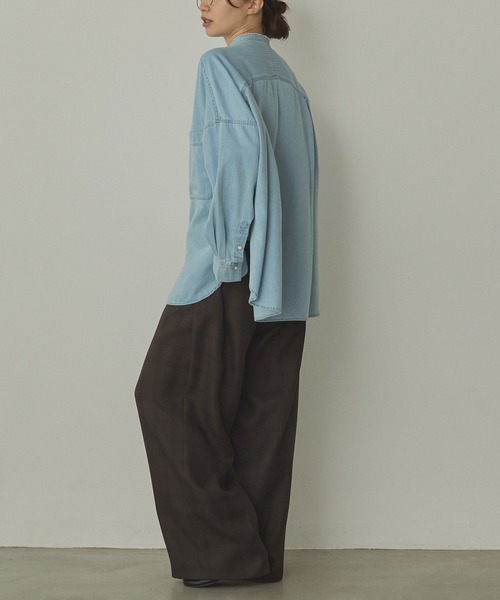 hunch（ハンチ）の「ウールライク チェック柄 ストレートパンツ（その他パンツ・レディース・カーキ系/グレー系その他/ブラウン系その他/ブラック系その他・FREE）」の13枚目の写真