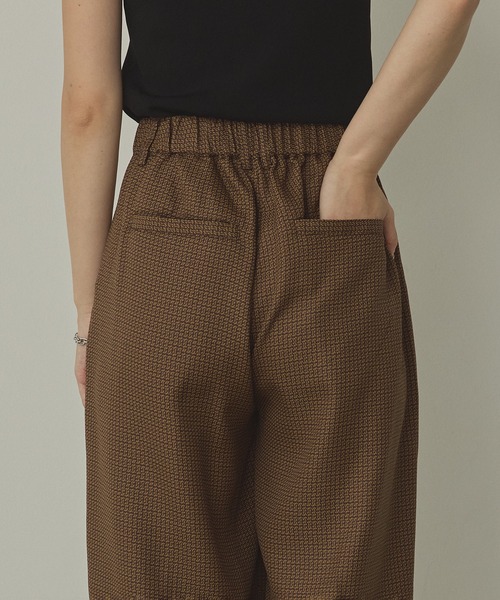 hunch（ハンチ）の「ウールライク チェック柄 ストレートパンツ（その他パンツ・レディース・カーキ系/グレー系その他/ブラウン系その他/ブラック系その他・FREE）」の20枚目の写真