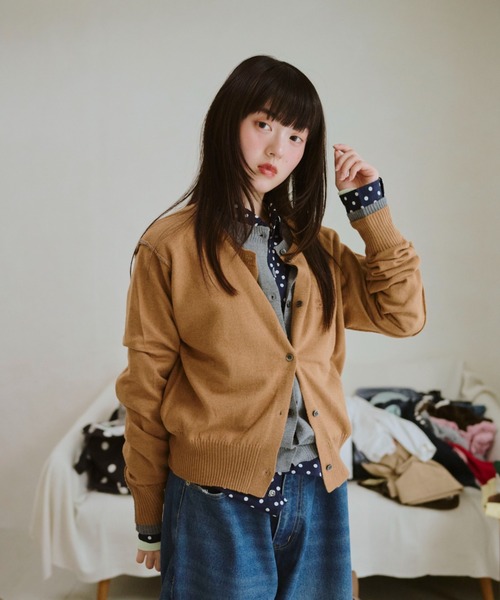 2つで1つのカーディガン秋（カーディガン/ボレロ）｜common gull