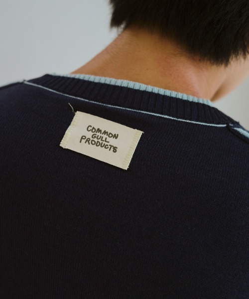 common gull products.（コモンガルプロダクツ）の「2つで1つのカーディガン秋（カーディガン/ボレロ・レディース・ミント/ネイビー/ブラウン系/レッド系・SMALL/MEDIUM/LARGE）」の19枚目の写真