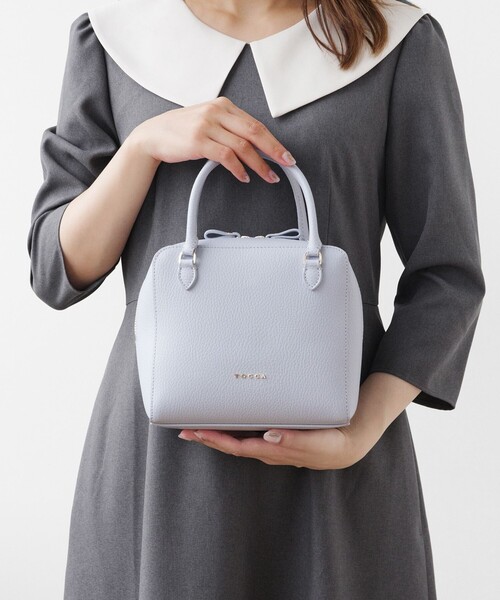 TOCCA（トッカ）の「ECLAT CARRE LEATHERBAG レザーバッグ（ハンドバッグ・レディース・ベージュ系/ブラック系/アイボリー系/ブルー系・F）」の21枚目の写真