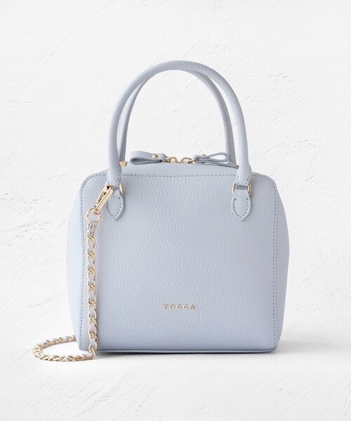 TOCCA（トッカ）の「ECLAT CARRE LEATHERBAG レザーバッグ（ハンドバッグ・レディース・ベージュ系/ブラック系/アイボリー系/ブルー系・F）」の17枚目の写真