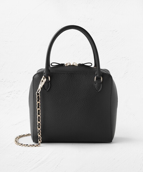 TOCCA（トッカ）の「ECLAT CARRE LEATHERBAG レザーバッグ（ハンドバッグ・レディース・ベージュ系/ブラック系/アイボリー系/ブルー系・F）」の13枚目の写真