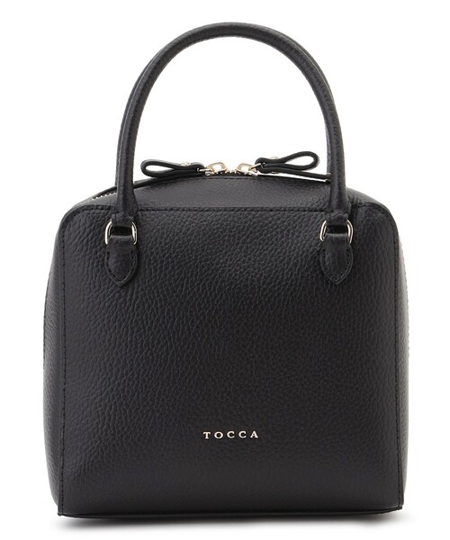 TOCCA（トッカ）の「ECLAT CARRE LEATHERBAG レザーバッグ（ハンドバッグ・レディース・ベージュ系/ブラック系/アイボリー系/ブルー系・F）」の8枚目の写真