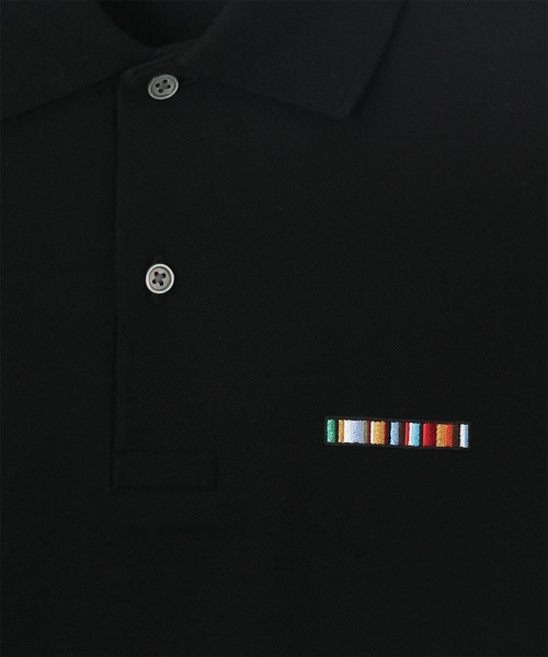 Paul Smith(ポールスミス)の「"Signature Stripe Bar" 半袖ポロシャツ / 153561 698P(ポロシャツ・メンズ・ブラック/ホワイト・LARGE/MEDIUM/SMALL/XX-LARGE/X-LARGE)」の12枚目の写真
