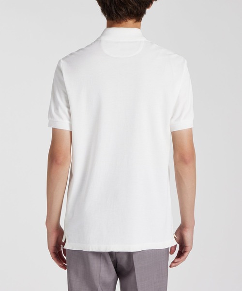 Paul Smith(ポールスミス)の「"Signature Stripe Bar" 半袖ポロシャツ / 153561 698P(ポロシャツ・メンズ・ブラック/ホワイト・LARGE/MEDIUM/SMALL/XX-LARGE/X-LARGE)」の4枚目の写真