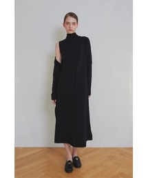 hoodie rib knit dress（ドレス）｜celon（セロン）の