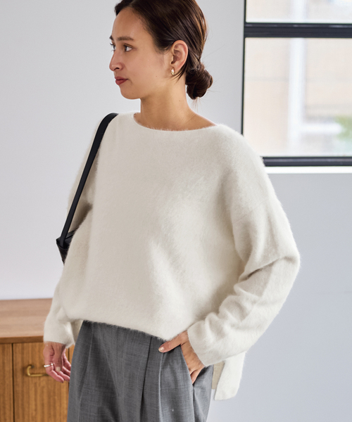 ≪追加≫FOX/CASHMERE ボートネック プルオーバー（ニット