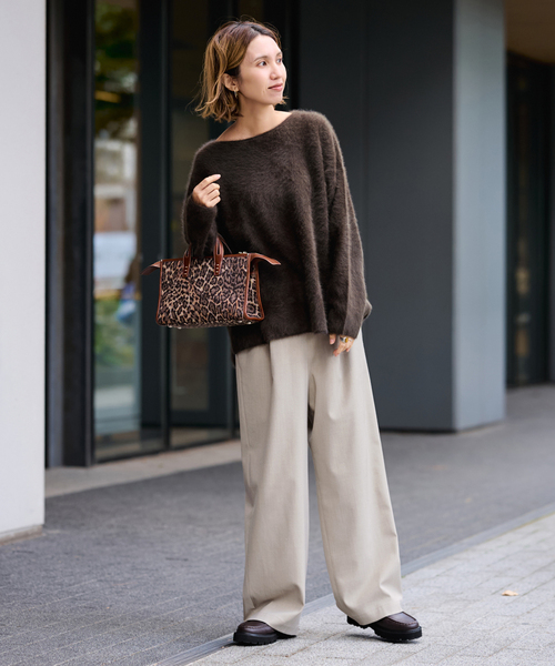 ≪追加≫FOX/CASHMERE ボートネック プルオーバー（ニット/セーター