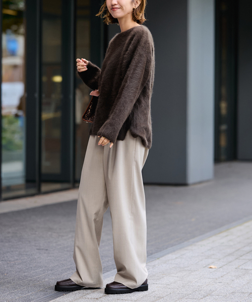 ≪追加≫FOX/CASHMERE ボートネック プルオーバー（ニット/セーター