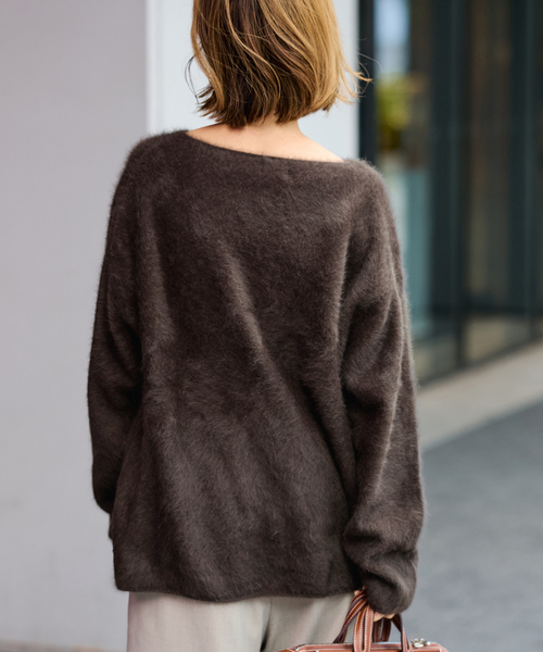 ≪追加≫FOX/CASHMERE ボートネック プルオーバー（ニット/セーター