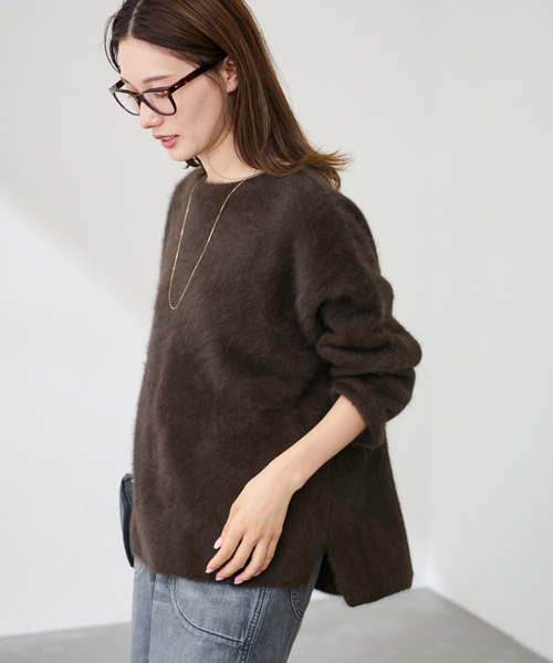 ≪追加≫FOX/CASHMERE ボートネック プルオーバー（ニット/セーター