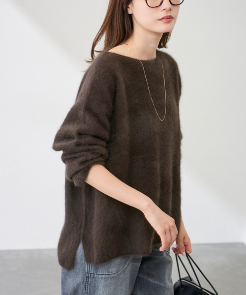 ≪追加≫FOX/CASHMERE ボートネック プルオーバー（ニット/セーター