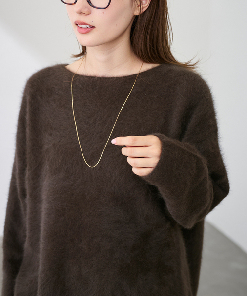 ≪追加≫FOX/CASHMERE ボートネック プルオーバー（ニット/セーター