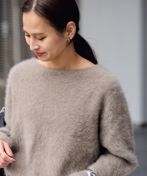 ≪追加≫FOX/CASHMERE ボートネック プルオーバー（ニット/セーター