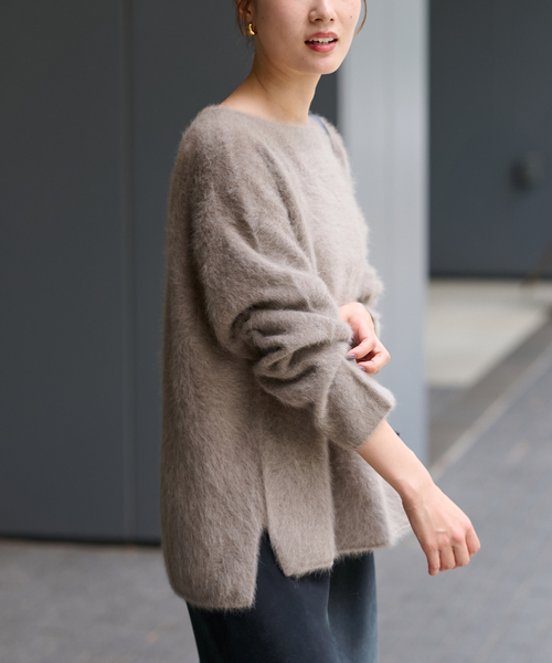 ≪追加≫FOX/CASHMERE ボートネック プルオーバー（ニット/セーター