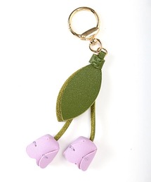 crossi（クロッシー）の「PUレザーチューリップチャーム レザーチャーム フラワー 花 flower（チャーム）」