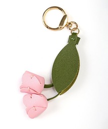 LUXSTYLE（ラグスタイル）の「PUレザーチューリップチャーム レザーチャーム フラワー 花 flower（チャーム）」