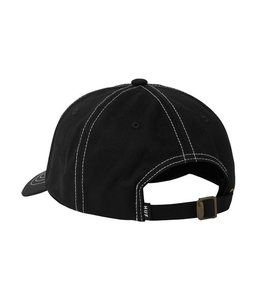 HUF(ハフ)の「ARCH LOGO 6 PANEL CV HAT(キャップ・メンズ・ブラック/ブラウン系その他/グリーン系その他・O/S)」の4枚目の写真