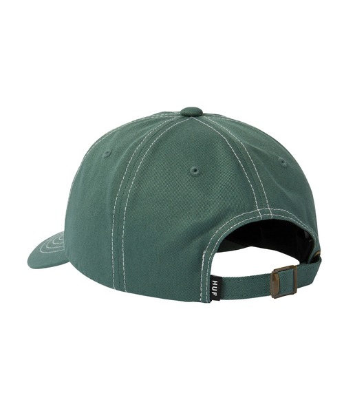 HUF(ハフ)の「ARCH LOGO 6 PANEL CV HAT(キャップ・メンズ・ブラック/ブラウン系その他/グリーン系その他・O/S)」の6枚目の写真