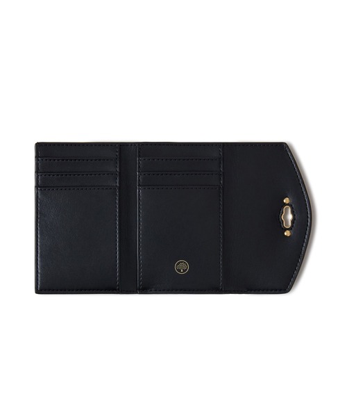 マルベリー／MULBERRY 財布 ウォレット レディース 女性 女性用 レザー 革 本革 ブラック 黒  Medium Darley Wallet ミディアム ダーリー ウォレット ポストマンズロック 小銭入れあり MULBERRY/マルベリー通販 | ダーリー ウォレット【送料無料】【店頭