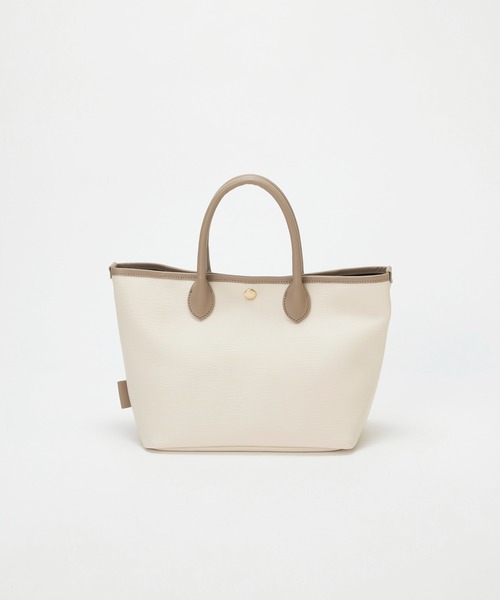 Breath TOPKAPI(ブレストプカピ)の「【Breath TOPKAPI】RIPPLE リプル レザーハンドル ミニ トートバッグ(トートバッグ・レディース・ブラック/アイボリー/グレイッシュベージュ・FREE)」の7枚目の写真