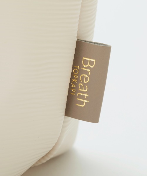 Breath TOPKAPI(ブレストプカピ)の「【Breath TOPKAPI】RIPPLE リプル レザーハンドル ミニ トートバッグ(トートバッグ・レディース・ブラック/アイボリー/グレイッシュベージュ・FREE)」の11枚目の写真