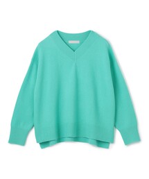カシミヤブレンド Vネックニット