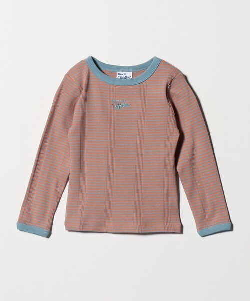 green label relaxing（グリーンレーベルリラクシング）の「【別注】＜Robert P. Miller＞ロングスリーブ / キッズ  100cm-130cm（Tシャツ/カットソー・キッズ・ライトピンク/ダークオレンジ/オレンジ・130cm/100cm/120cm/110cm）」の3枚目の写真