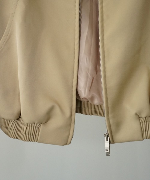 chuclla（チュクラ）の「スタンドネック ショートブルゾン chw25a072（ブルゾン・レディース・ベージュ・FREE）」の16枚目の写真