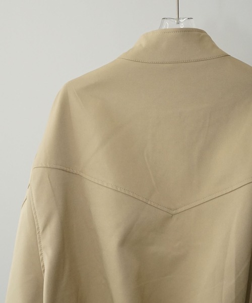 chuclla（チュクラ）の「スタンドネック ショートブルゾン chw25a072（ブルゾン・レディース・ベージュ・FREE）」の17枚目の写真