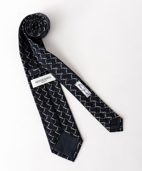 NOLLEY’S（ノーリーズ）の「Fossati ブレイドジャガードネクタイ 25AWコレクション（ネクタイ・メンズ・ブルー系その他6・FREE）」の4枚目の写真