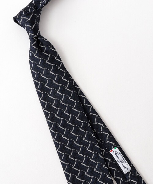 NOLLEY’S（ノーリーズ）の「Fossati ブレイドジャガードネクタイ 25AWコレクション（ネクタイ・メンズ・ブルー系その他6・FREE）」の10枚目の写真