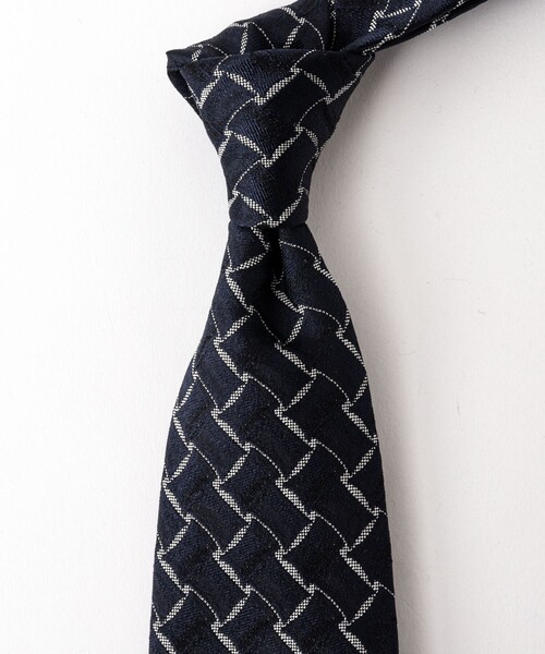 NOLLEY’S（ノーリーズ）の「Fossati ブレイドジャガードネクタイ 25AWコレクション（ネクタイ・メンズ・ブルー系その他6・FREE）」の12枚目の写真