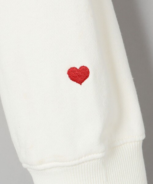 coen（コーエン）の「【再入荷・新色登場】ハートモチーフ裏毛カーディガン（カーディガン/ボレロ・レディース・ダークグレー/オレンジ/オフホワイト/ナチュラル/ホワイト/レッド・L/M）」の22枚目の写真