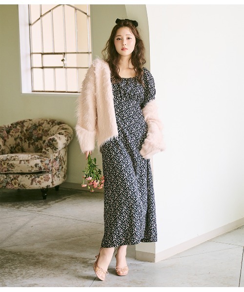 PEACH JOHN（ピーチジョン）の「シャギールーズニットカーディガン（カーディガン/ボレロ・レディース・モカ/ピンク/グレー・ONE SIZE）」の13枚目の写真