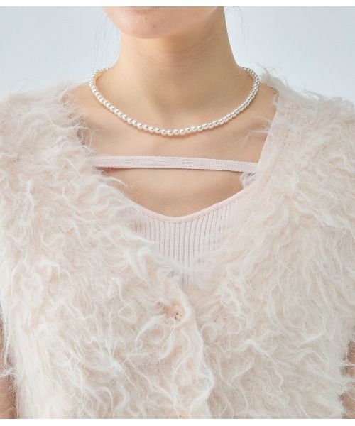 PEACH JOHN（ピーチジョン）の「シャギールーズニットカーディガン（カーディガン/ボレロ・レディース・モカ/ピンク/グレー・ONE SIZE）」の21枚目の写真