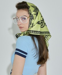 ANNA SUI NYC（アナ スイ エヌ ワイ シー）の「グラフィックサテンスカーフ（バンダナ/スカーフ）」