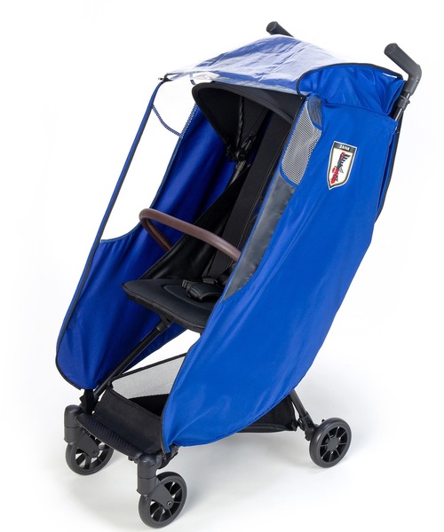 T‐REX（ティーレックス）の「【T‐REX】ポケッタブルレインカバー　日本代表ver（ベビーカー/ベビーカー用品・キッズ・ブルー系その他・ONE SIZE）」の2枚目の写真